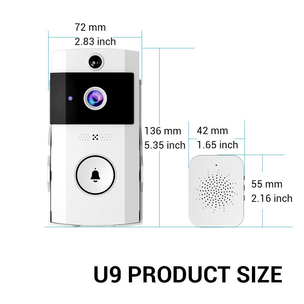 WiFi Visual Doorbell with Two Way Talk - J33 - Image 4