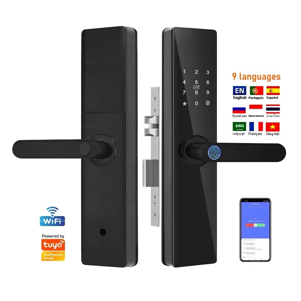 Smart J24 WiFi Fingerprint Keypad Door Lock