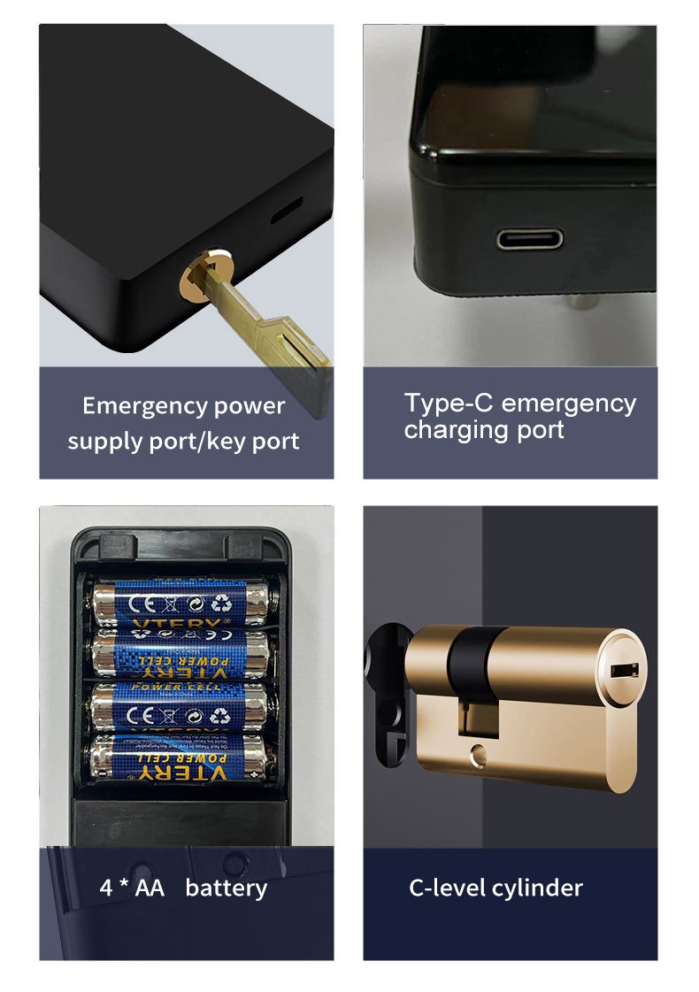 Smart J24 WiFi Fingerprint Keypad Door Lock - Image 4